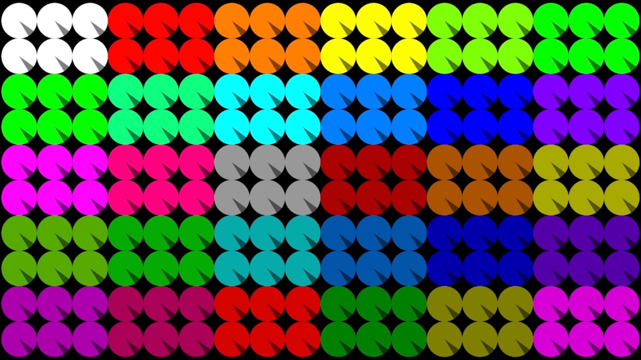 25 Colors Don't Fall Out - Eliminations Marble Race In Algodoo