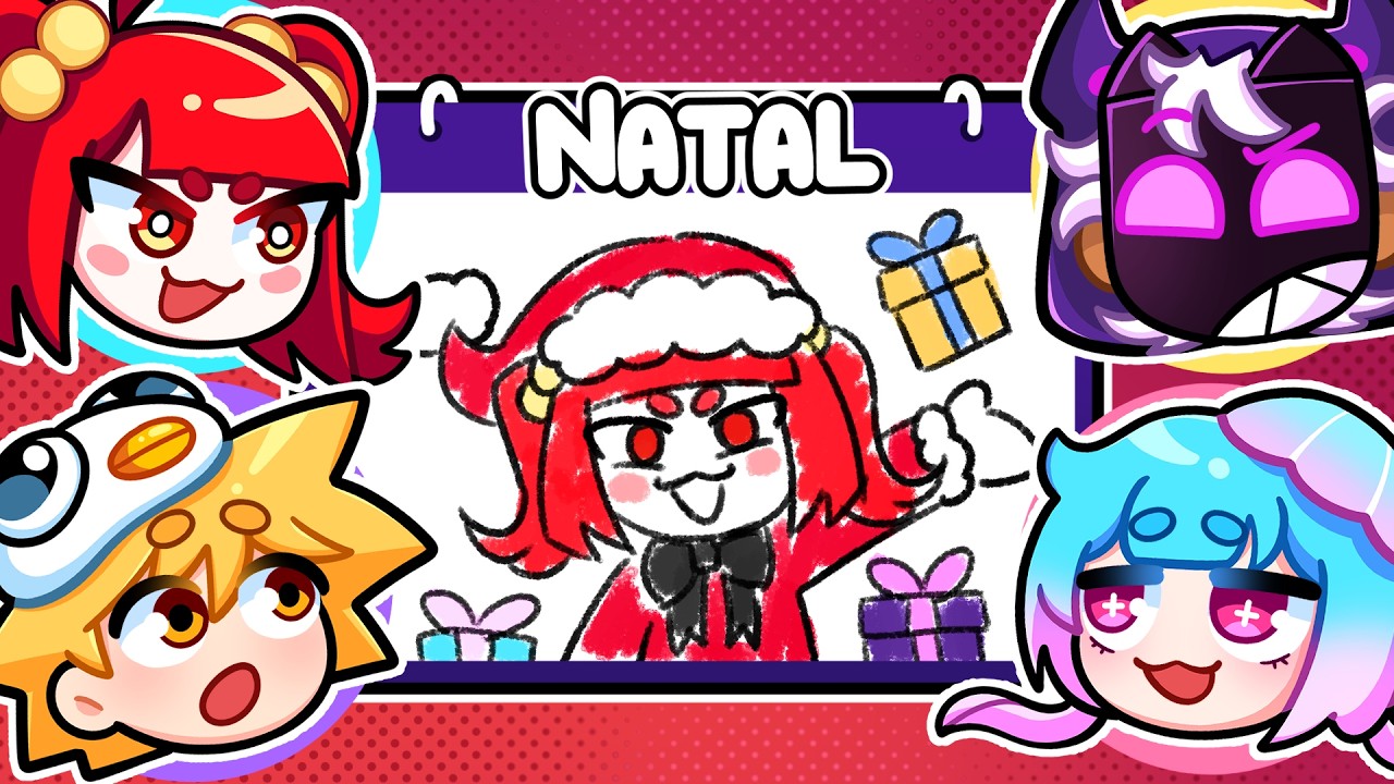 Desenhandos a TURMA com ROUPA de NATAL no Gartic Phone