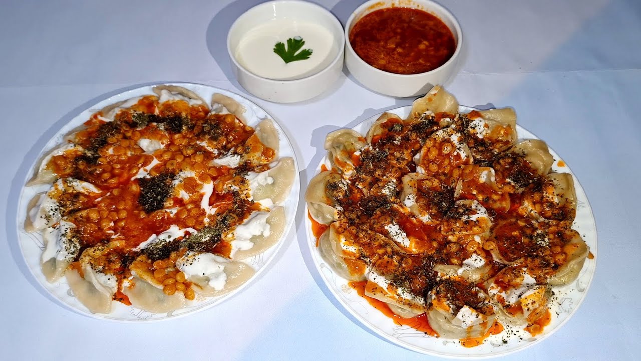 آشک افغانی در دیگ منتو و هم داخل آب جوش