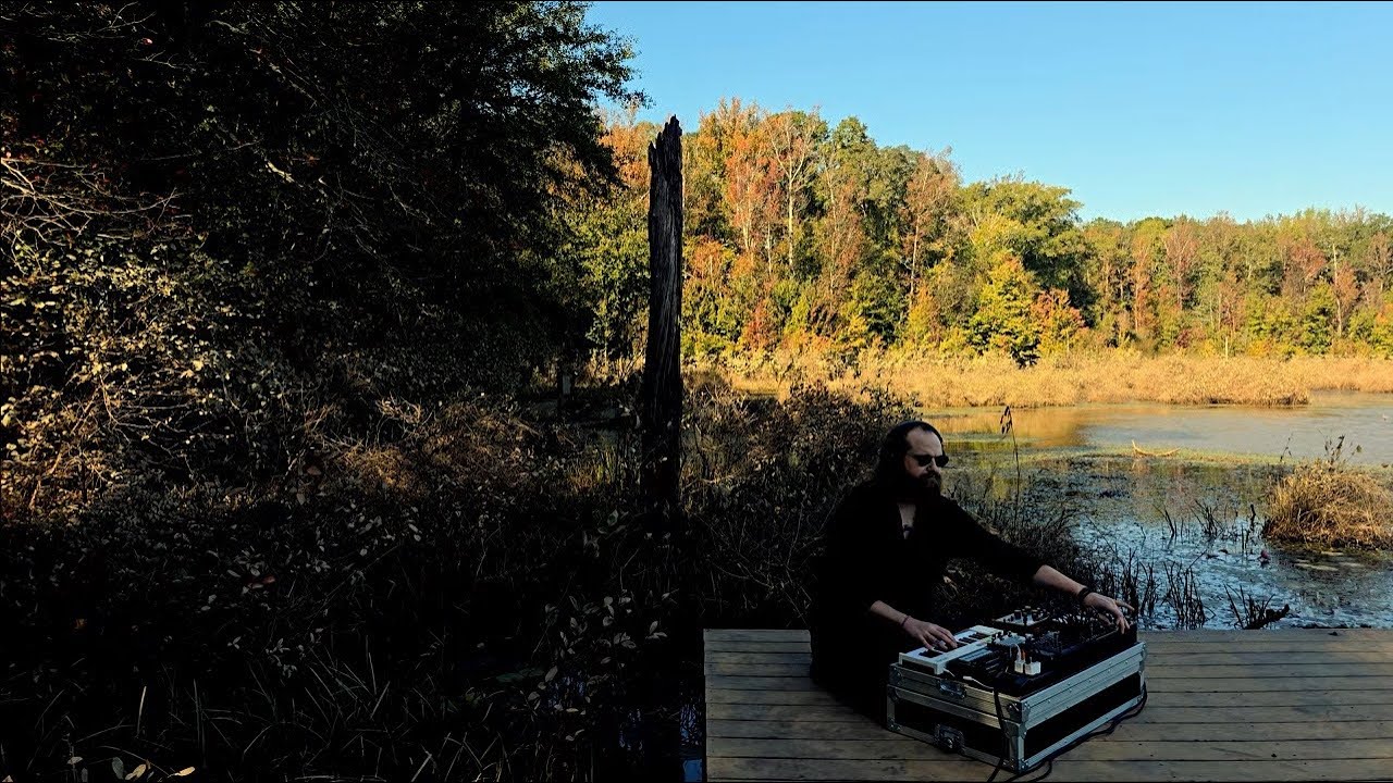 Josh Washburn - Low Light Through the Trees live synth performance in nature