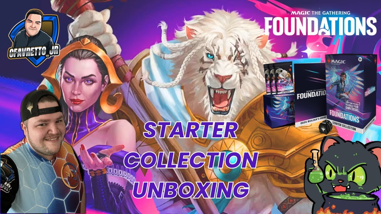 MTG Foundations Starter Collection Unboxing & Building! #mtgfoundations #MTGAmbassador #Gifted