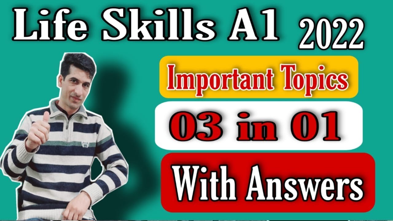 IELTS Life Skills A1 Speaking | Important Topics | 3in1 (Part 08) | 2022 | By TFLS