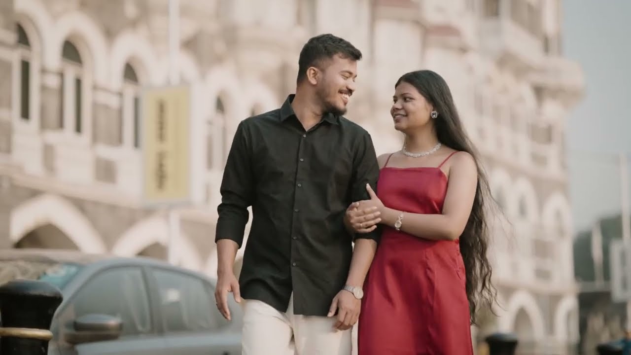 Cinematic Mumbai Pre Wedding | Amar & Sweta | Marine Drive Romance