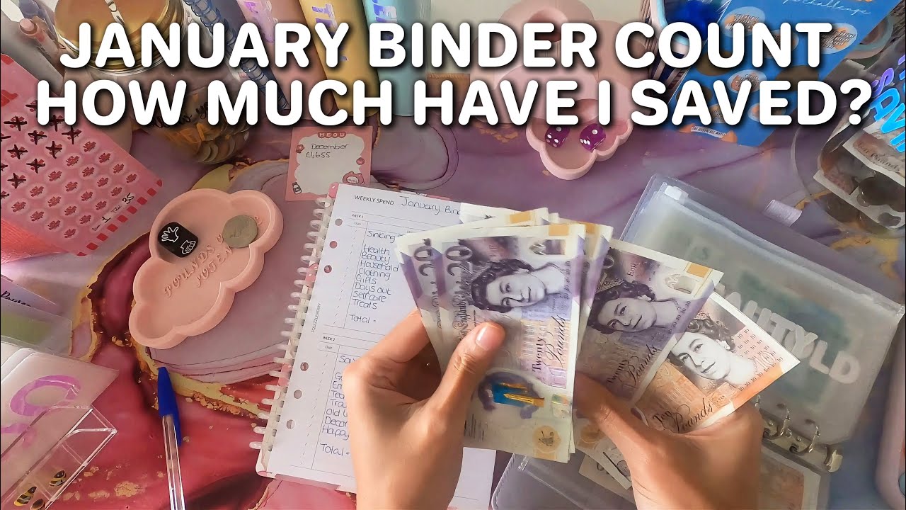 January Binder Count Up | How Much Have I Saved? 🤑