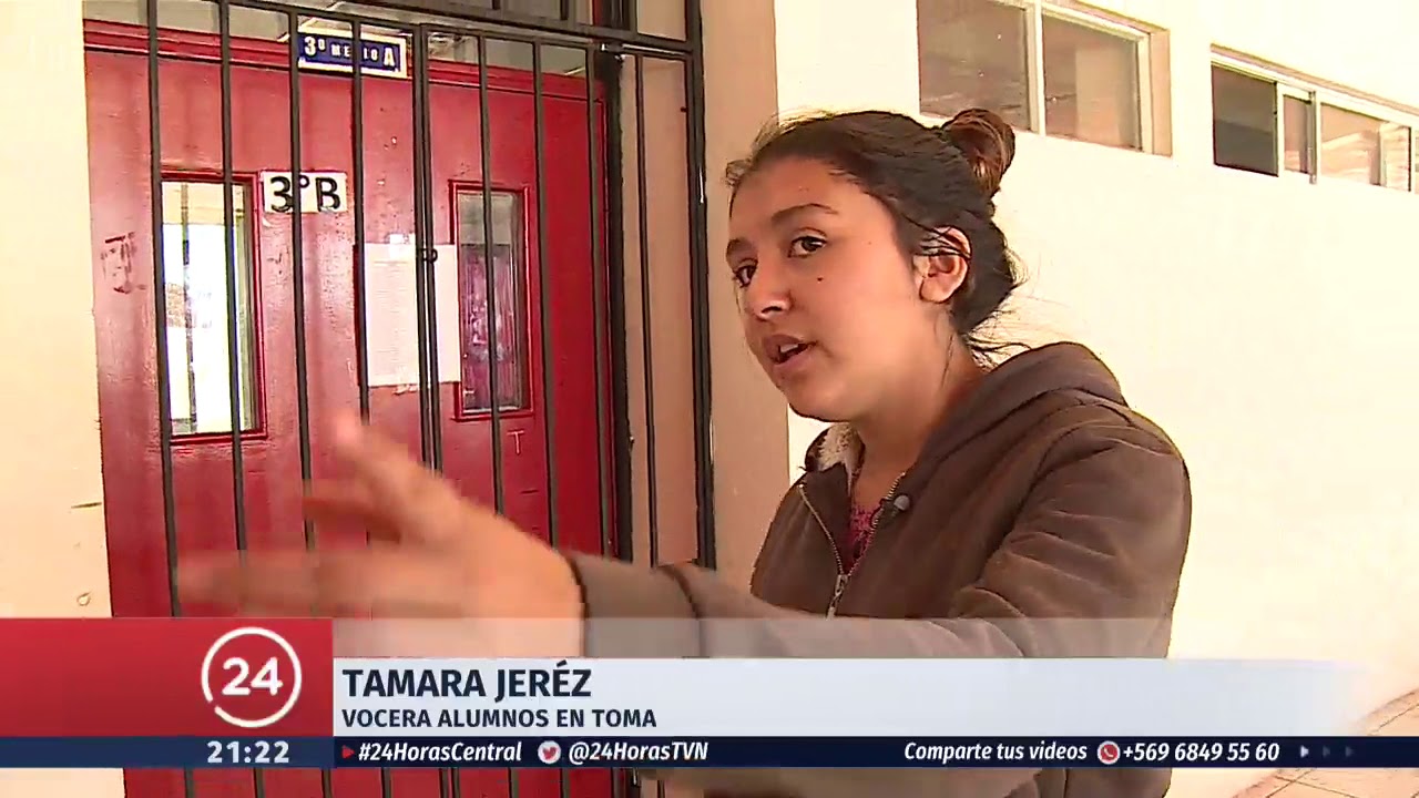 Directora y estudiantes de liceo de San Pedro en pie de guerra | 24 Horas TVN Chile