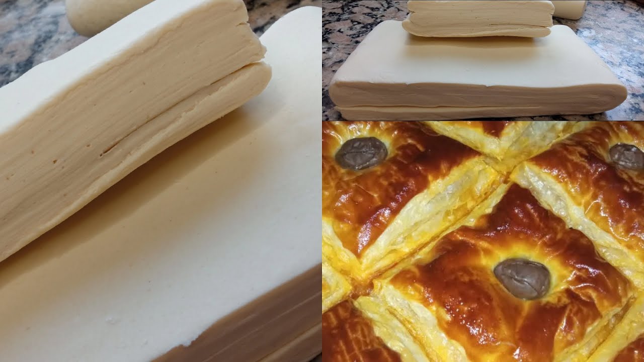 طريقة عمل العجينة المورقة من أ إلى ي بمكونين فقط💛