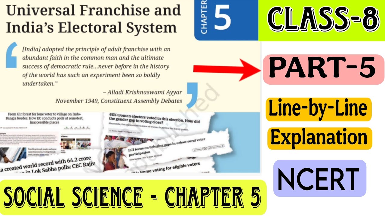 Class 8 Social Science new NCERT CH- 5 || Exploring Society India and Beyond || Part -5