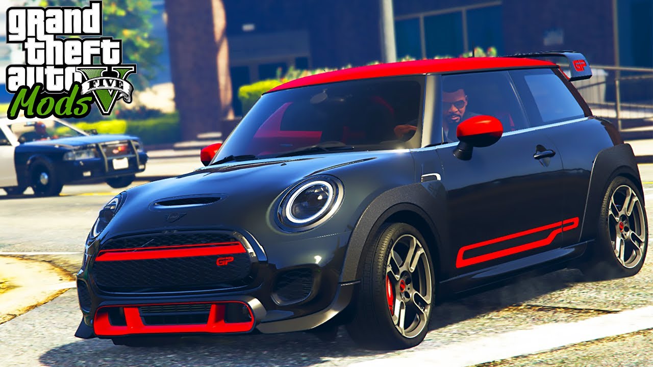 FUGA DA POLICIA COM MINI JOHN COOPER WORKS GP - GTA 5 MODS