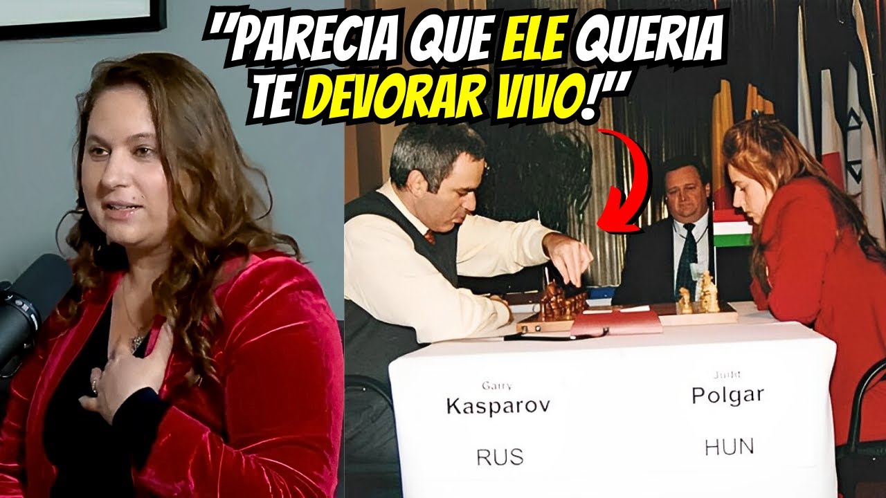 Judit Polgár explica como é enfrentar Garry Kasparov.