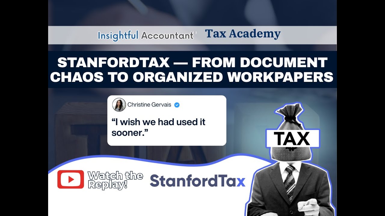 StanfordTax Demo: Simplifying Client Intake and Tax Prep | Tax Academy 2025