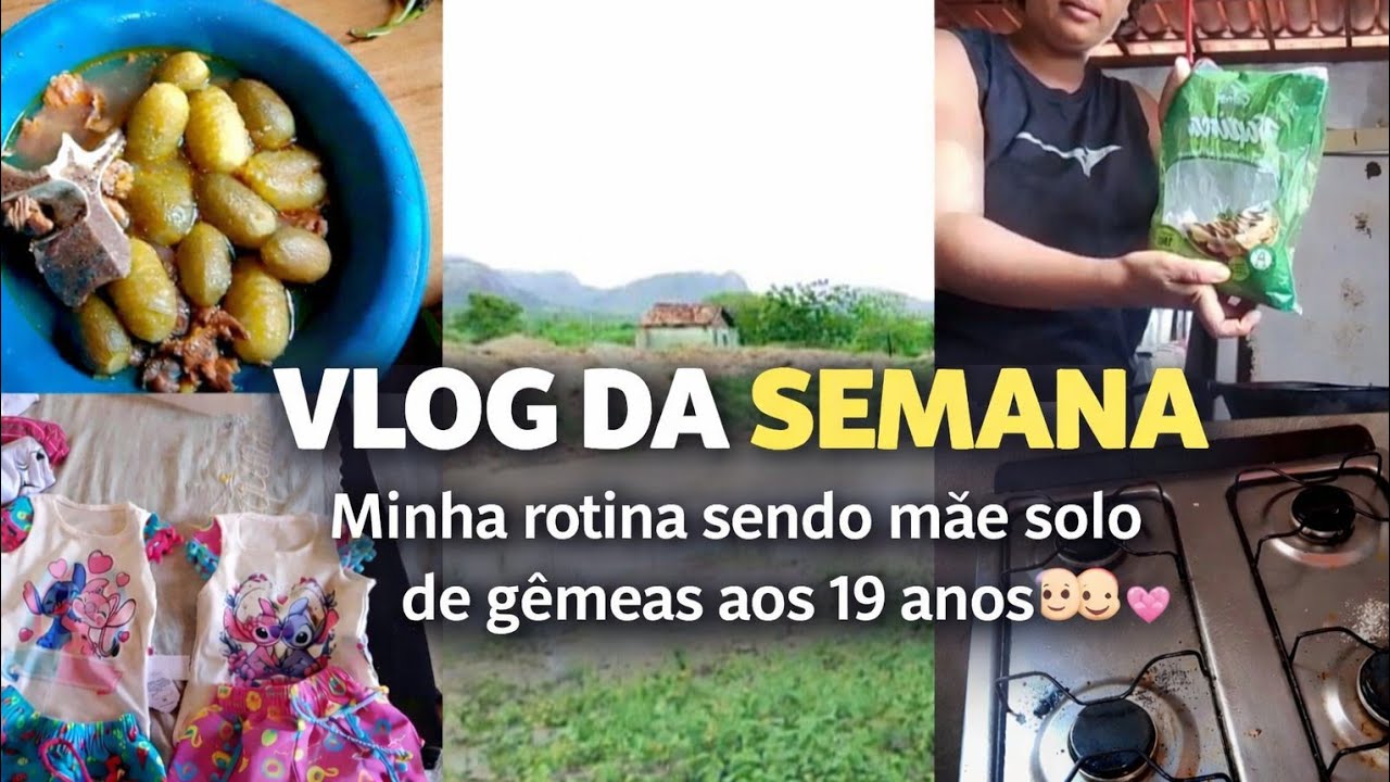 Vlog da semana: Minha rotina sendo mãe solo de gêmeas aos 19 anos #maesolo #donadecasa #maedegemeas 
