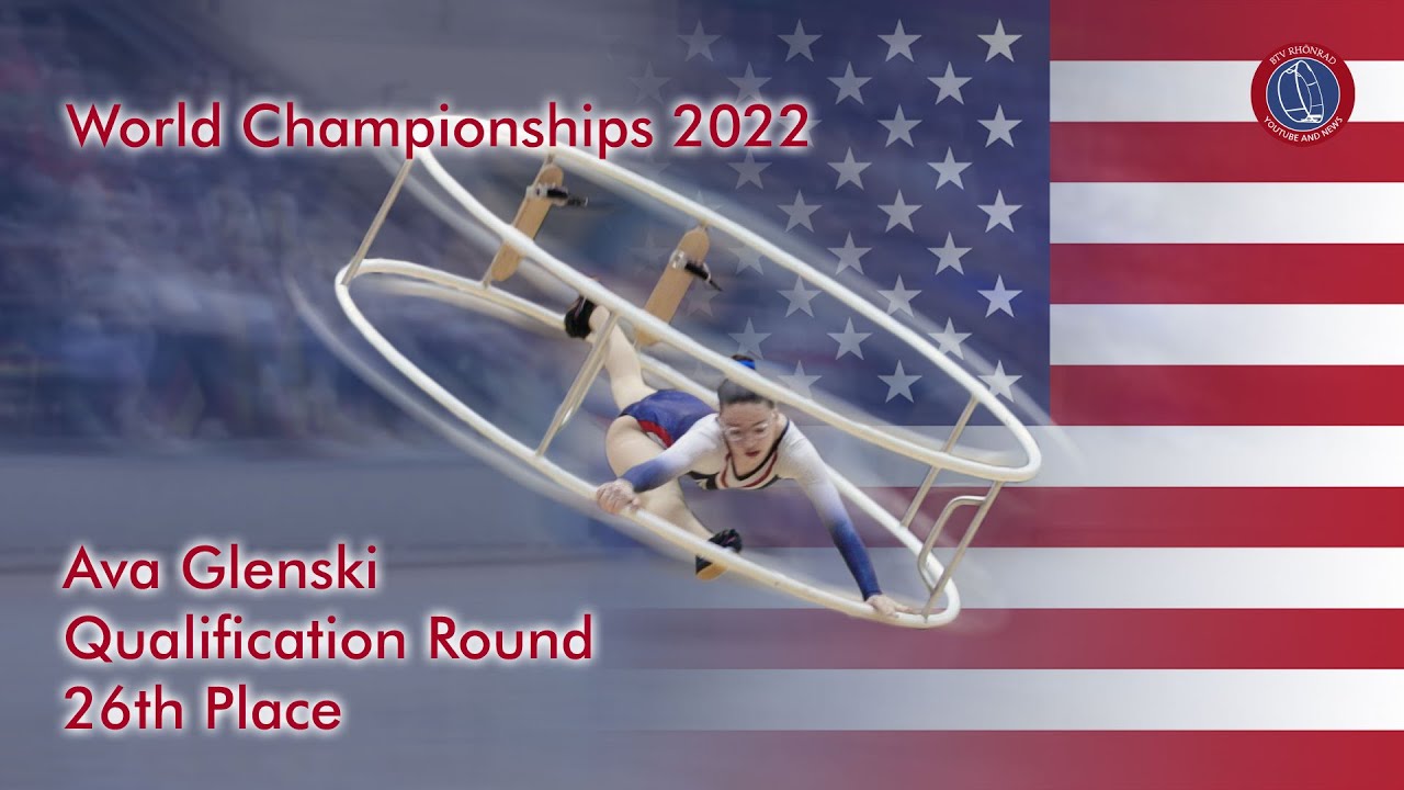 Ava Glenski World Championships 2022 in Gymwheel Junior Woman Qualification 26th Place