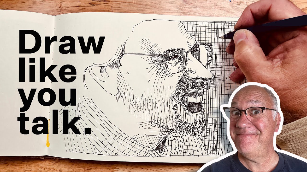 If you can talk, you can draw