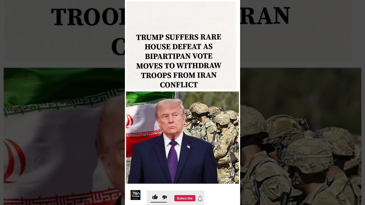 Historic Bipartisan House Vote Moves to End U.S. Military Action in Iran