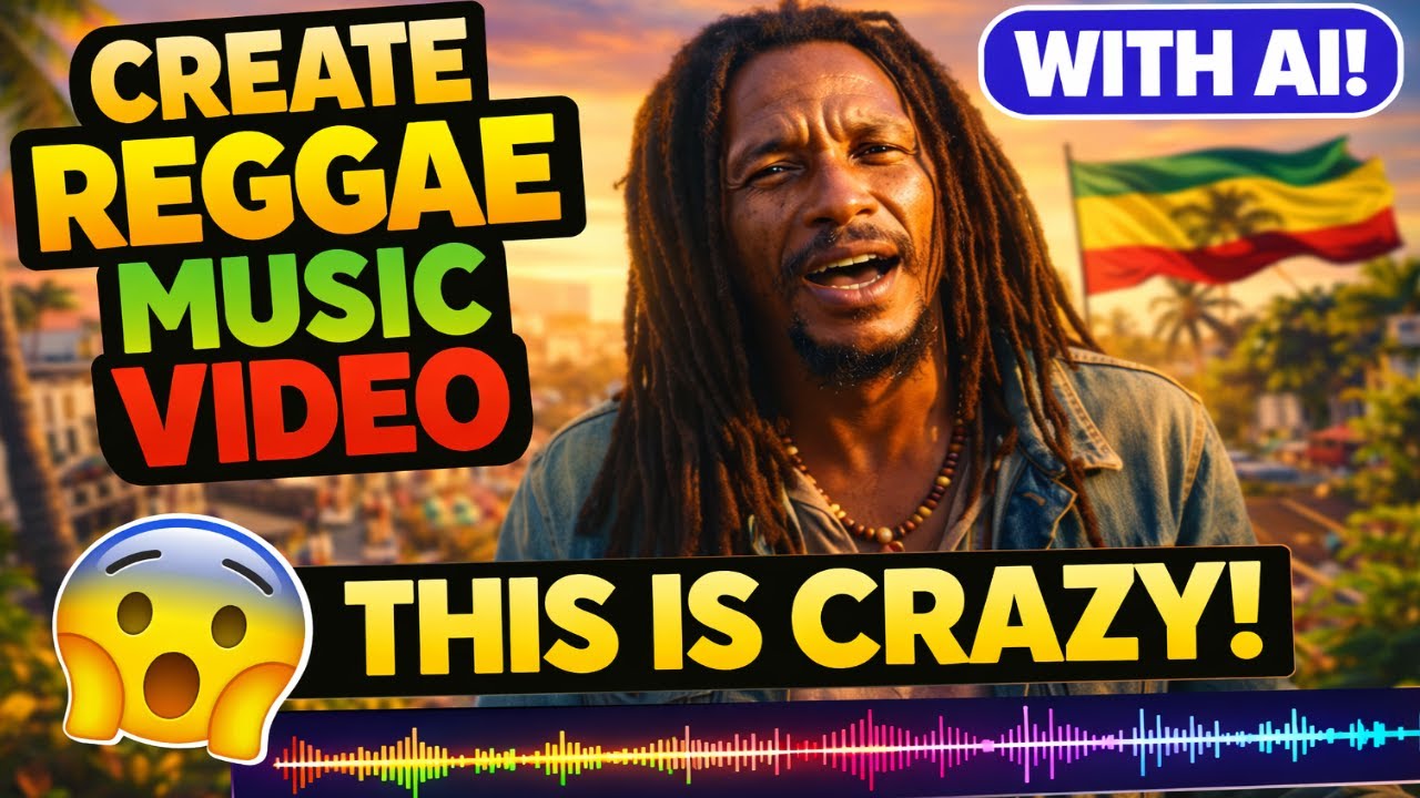 Create INSANE Reggae Song + AI Music Video  (Jamaican Accent + Lip Sync!) 🇯🇲