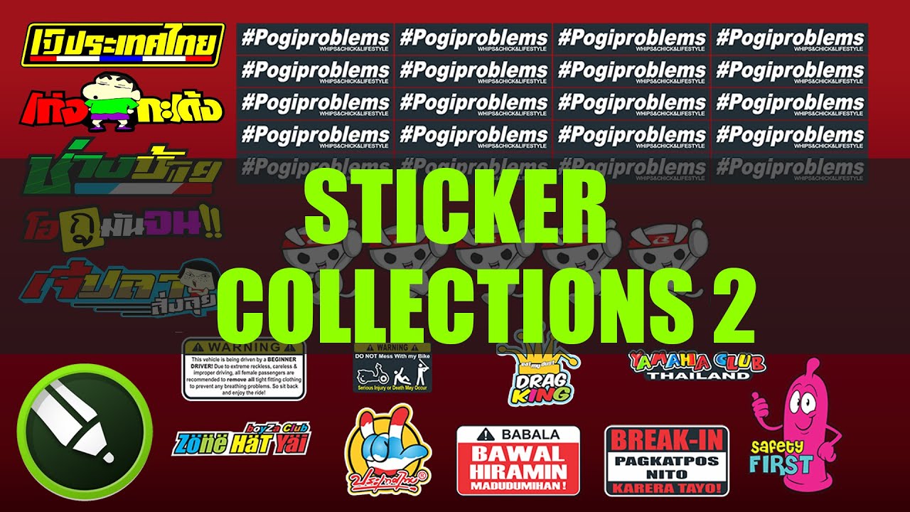 DOWNLOAD FREE | Sticker Collections Part 2 | CorelDraw Files