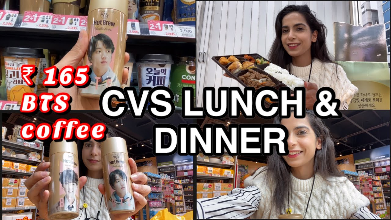 🇰🇷 CVS LUNCH & DINNER I vlog part 2