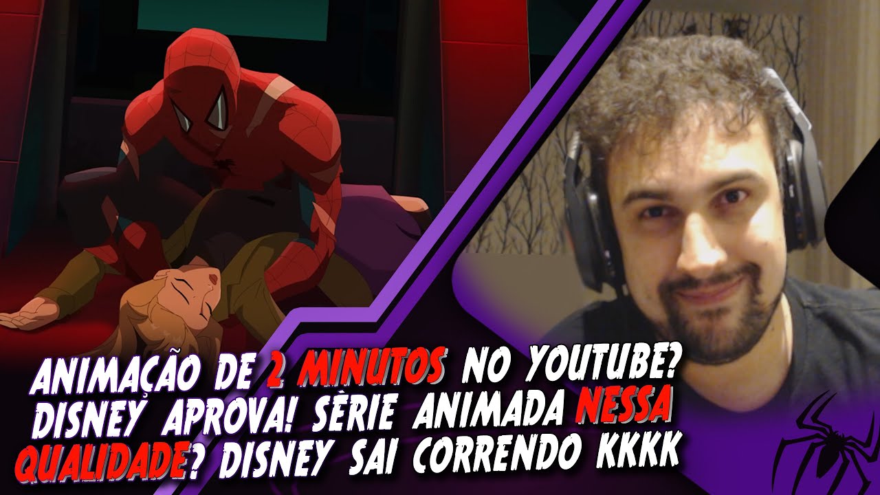 A Disney consegue fazer uma animação DIGNA do Homem-Aranha. SÓ NÃO QUER KKKKKKK