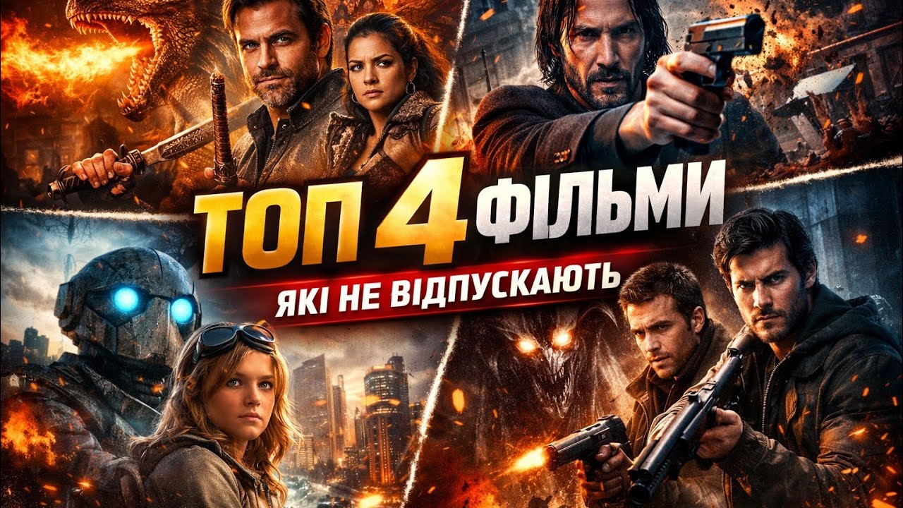 ЧТО ПОСМОТРЕТЬ СЕГОДНЯ? ТОП-4 ФИЛЬМА ДЛЯ ВЕЧЕРА 🔥
