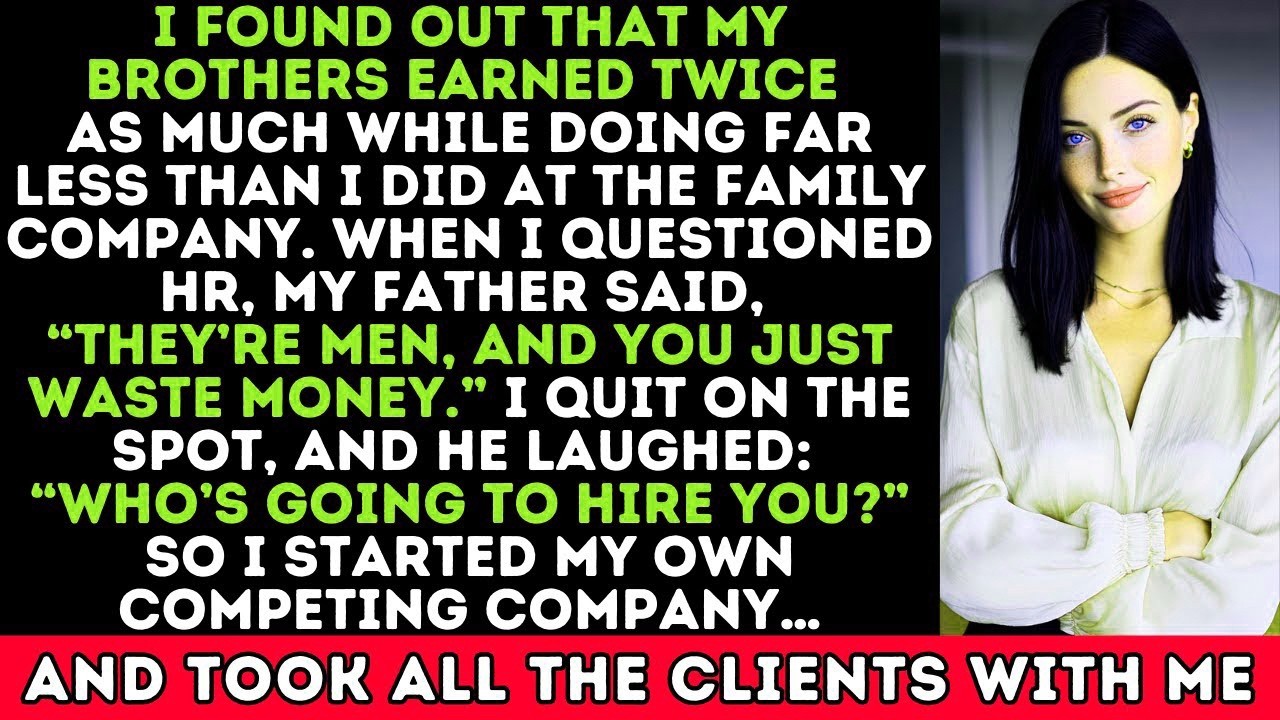 My Father Justified My Siblings Being Paid More at Work — I Quit and He Instantly Regretted It