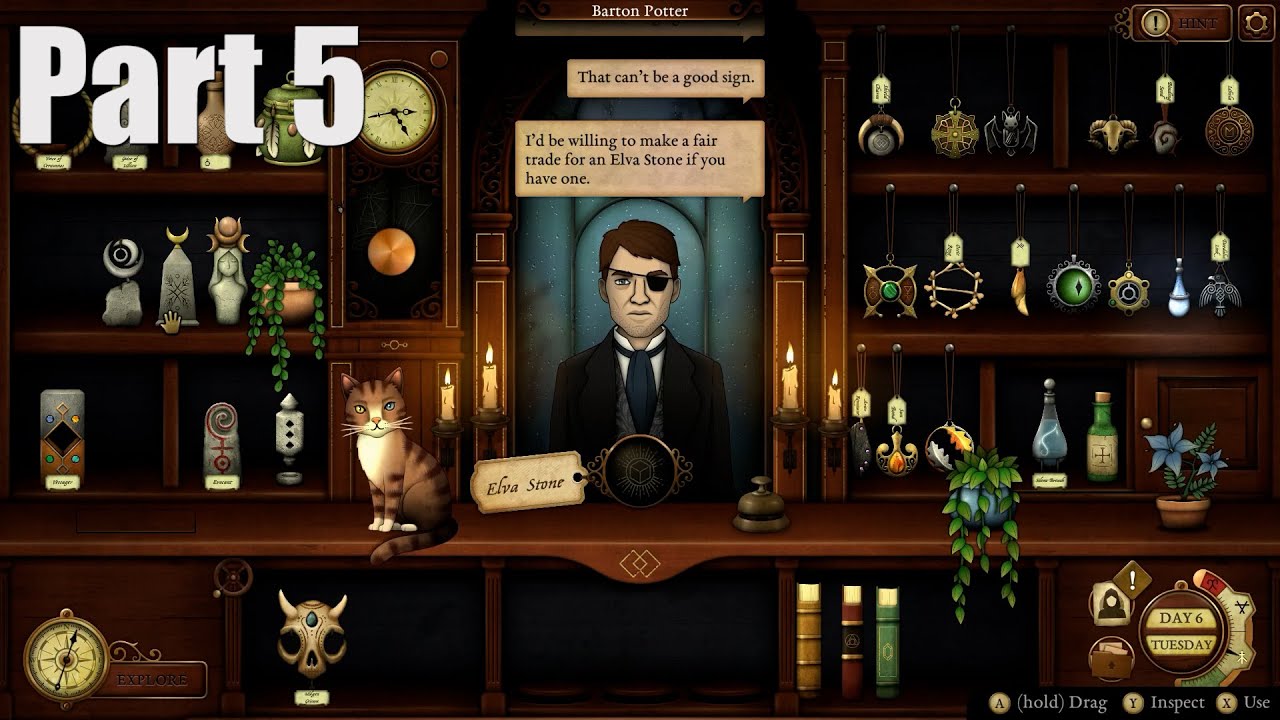 Let's Play Strange Antiquities [Part 5]: A Relic Hunter and a Librarian Walk into an Occult Store