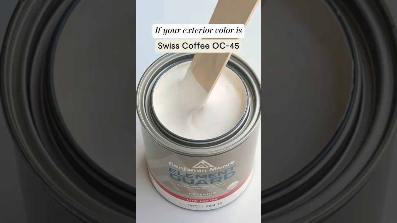 Expert Color Pairings with Swiss Coffee OC-45 from #BenjaminMoore