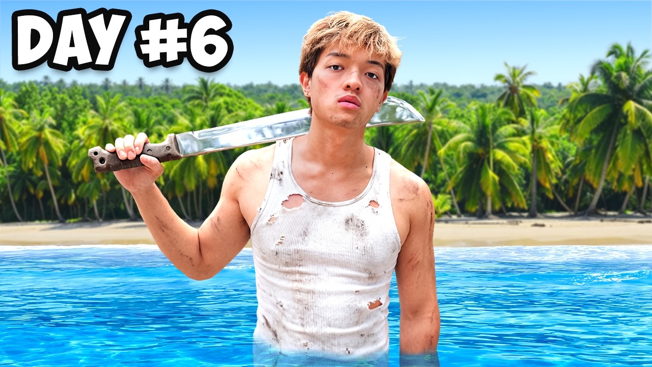 Surviving 7 Days Stranded On An Island! (Day 6)