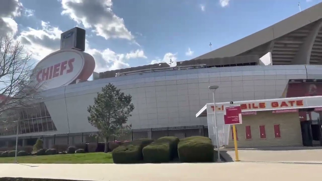 Truman Sports Complex 2 Stadiums next to Each Other Arrowhead & Kauffman Stadium KansasCityMissouri