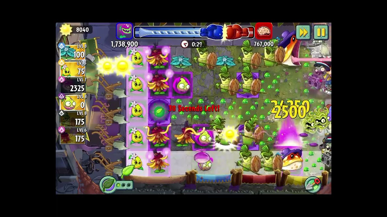 Plants vs Zombies Arena Fight 