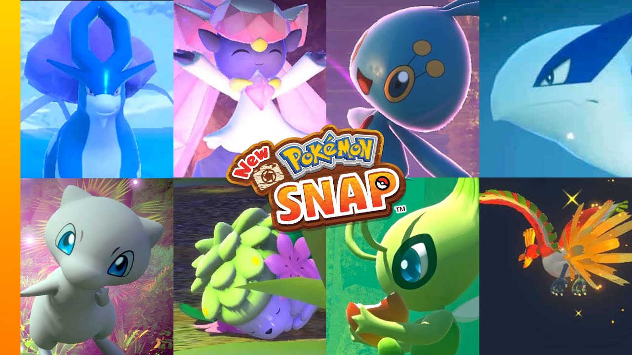 Alle Fundorte der Legis in NEW POKEMON SNAP
