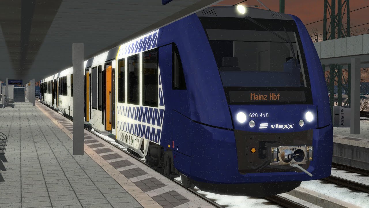 TS Classic | Führerstandsmitfahrt | Winterwonderland Richtung Mainz - RE15 (RE 29537) nach Mainz Hbf