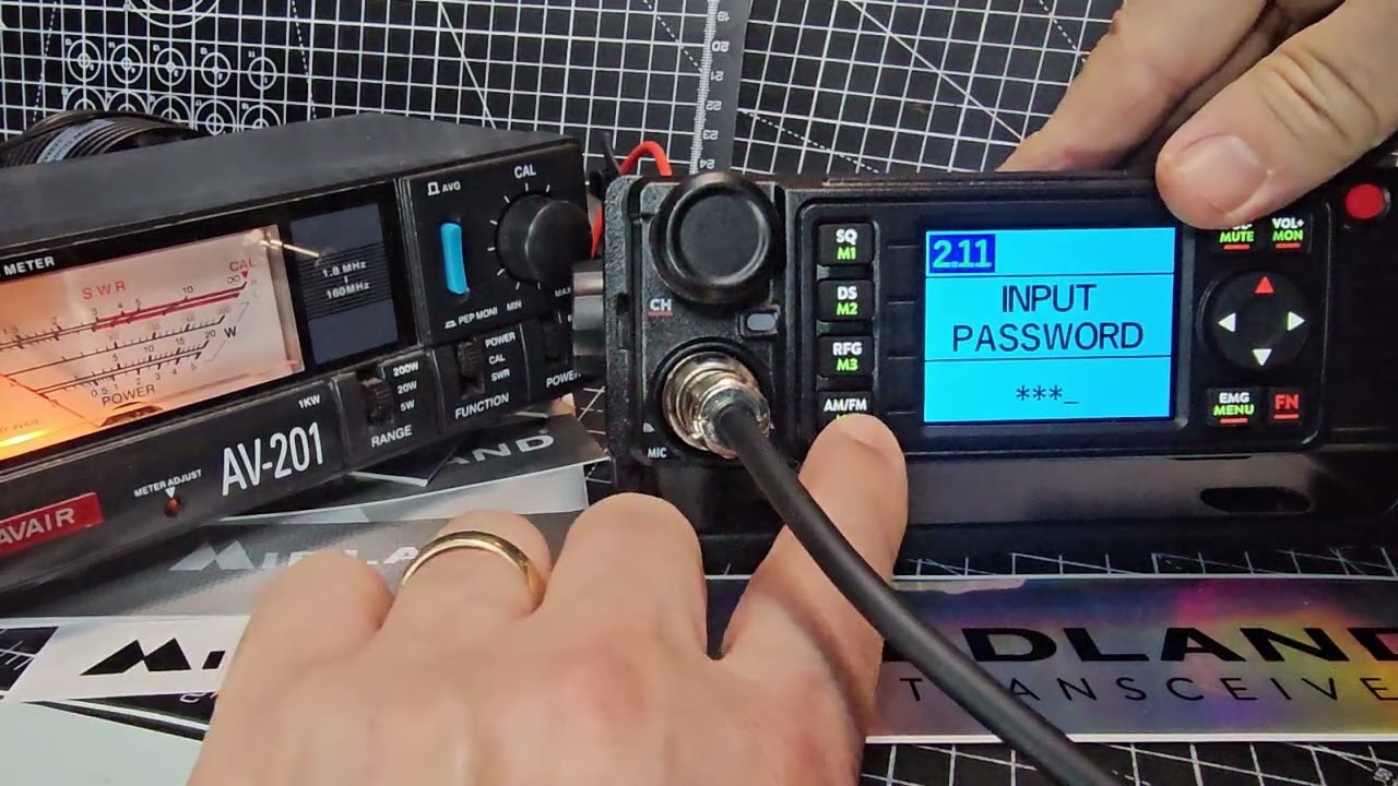 Midland 88 CB - Тест КСВ и мощности после режима экспорта