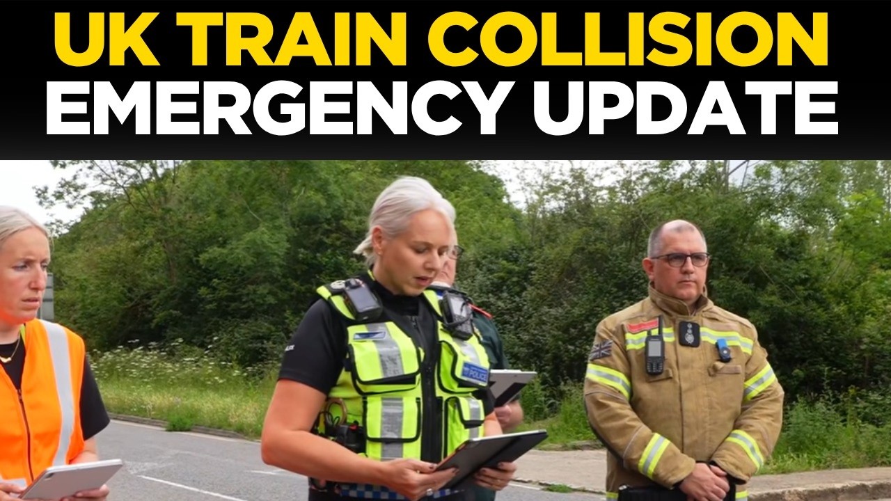 LIVE: London Train Collision News Conference | Emergency Services Update On Fatal UK Crash