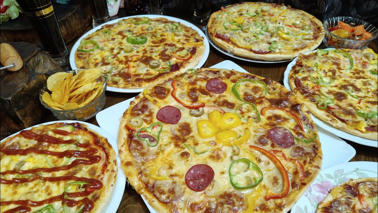 اسهل والذ انواع عجينه البيتزا بأحترافية مع مروة زيدان 😋🔥🍕