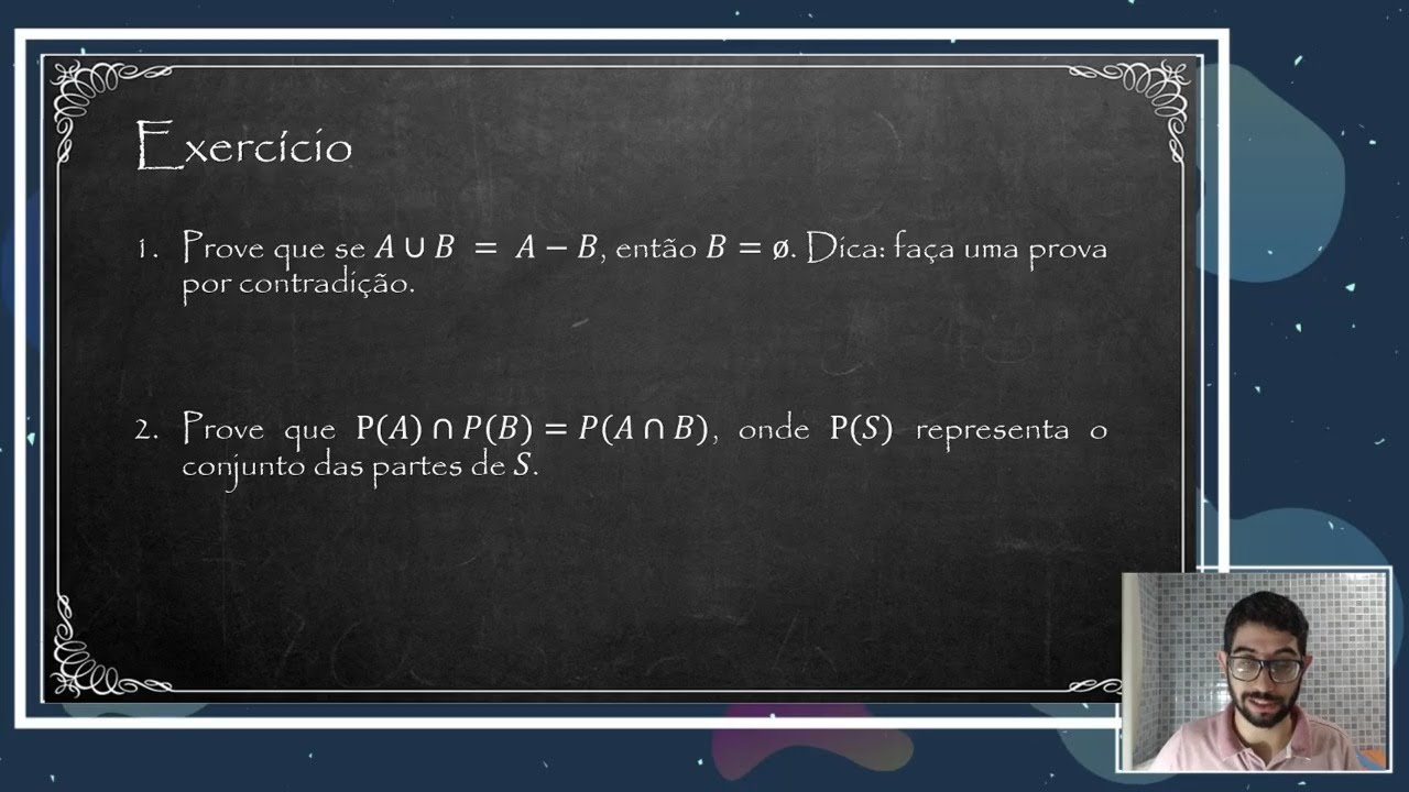 Matemática Discreta: Exercícios sobre Conjuntos