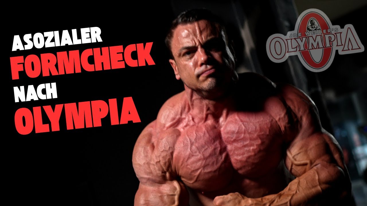 Nur GEFRESSEN und TRAININGSVERBOT!(FORMCHECK mit 98KG 1 Woche nach OLYMPIA)