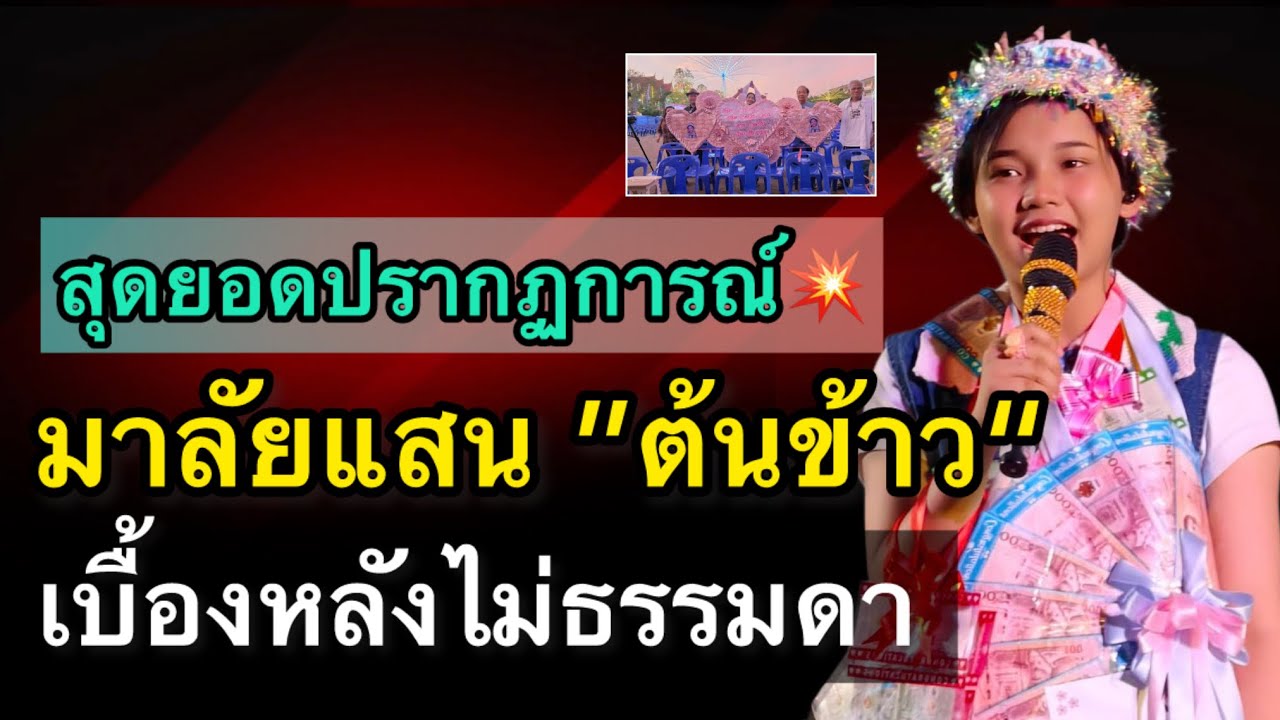 สุดยอดปรากฏการณ์‼️ มาลัยแสน ”ต้นข้าว“ เบื้องหลังไม่ธรรมดา 