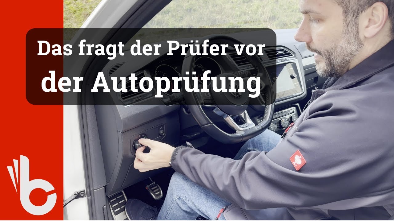 Das fragt der Prüfer vor der Autoprüfung. Fahrtechnische Vorbereitung.