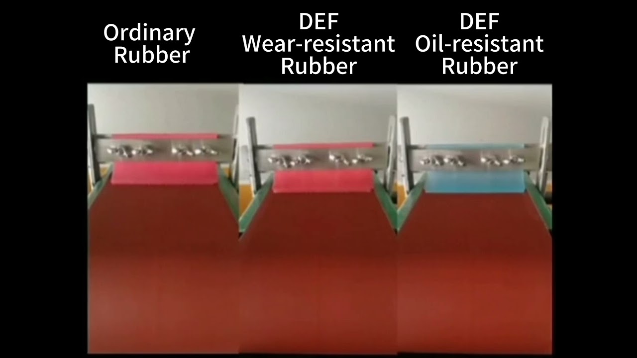 DEF Rubber wear resistance test