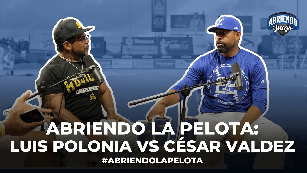 LUIS POLONIA Y C&Eacute;SAR VALDEZ SE ENFRENTAN, DESDE EL TERRENO CON AGUILAS CIBAE&Ntilde;AS Y TIGRES DEL LICEY