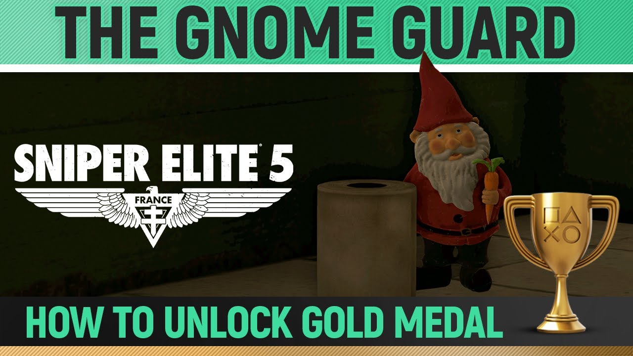 Sniper Elite 5 - Gold Medal - The Gnome Guard 🏆 Mission 5 - Festung Guernsey