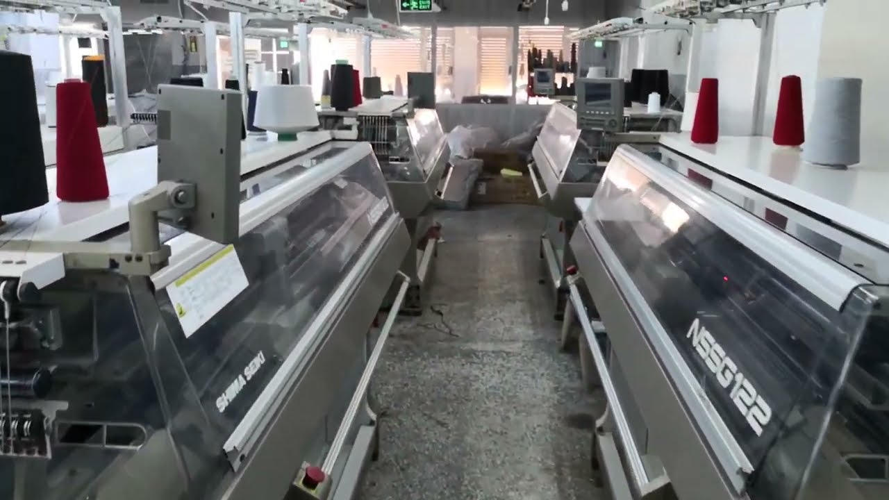 #Shima #Seiki #NSSG122 #flat #knitting #machines #madeinjapan #textile #fabric