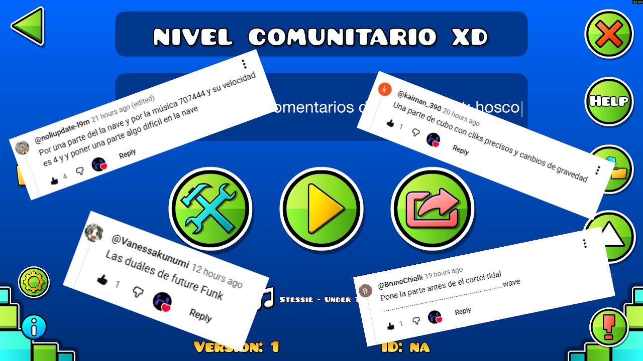 CREANDO EL NIVEL DE LA COMUNIDAD + SHOWCASE! | Geometry dash
