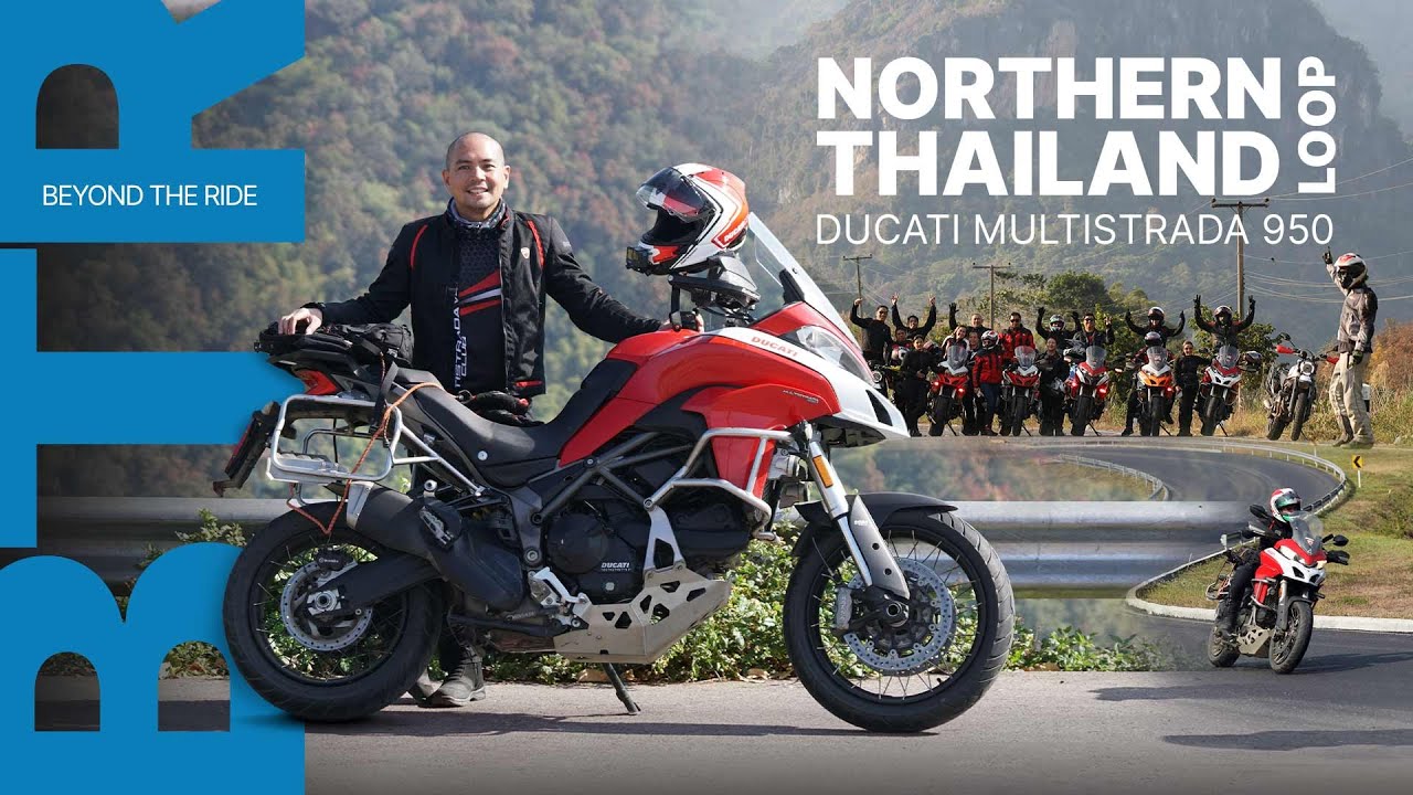 Ducati Multistrada 950 Северный маршрут Таиланда