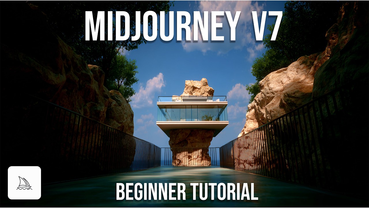 Midjourney V7 for ARCHITECTURE 2025 | Write Prompts, Render, Animate | Step-by-Step