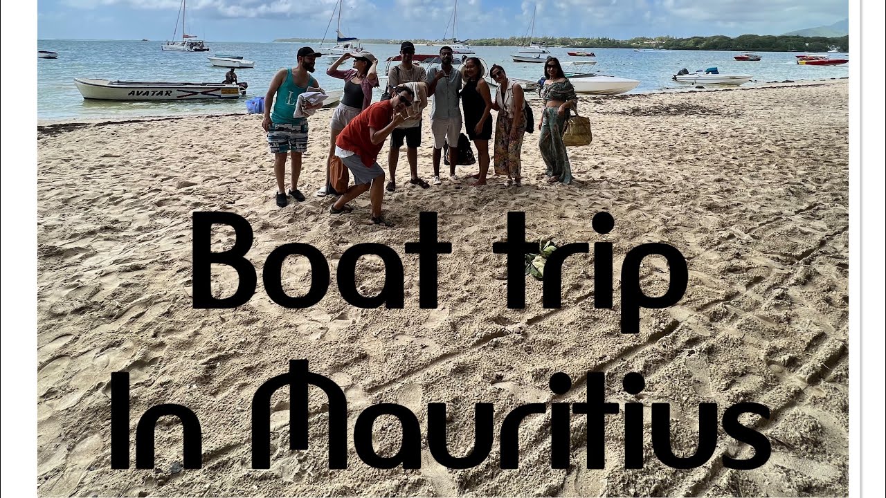 Boat trip in Mauritius