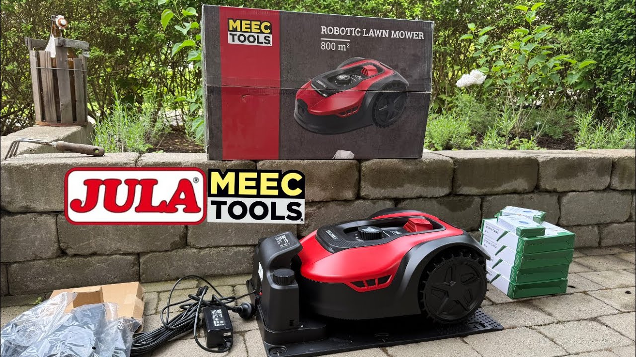 Robotgräsklippare  Meec Tools från Jula!