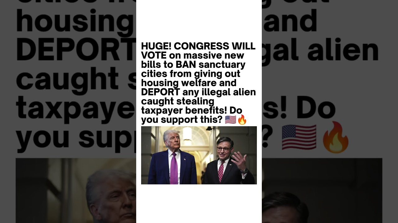 Congress Debates Sanctuary City Bills 🇺🇸