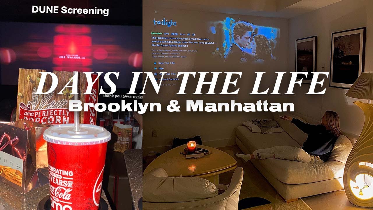 NYC vlog- Dune Screening, Selling Clothes, and Twilight