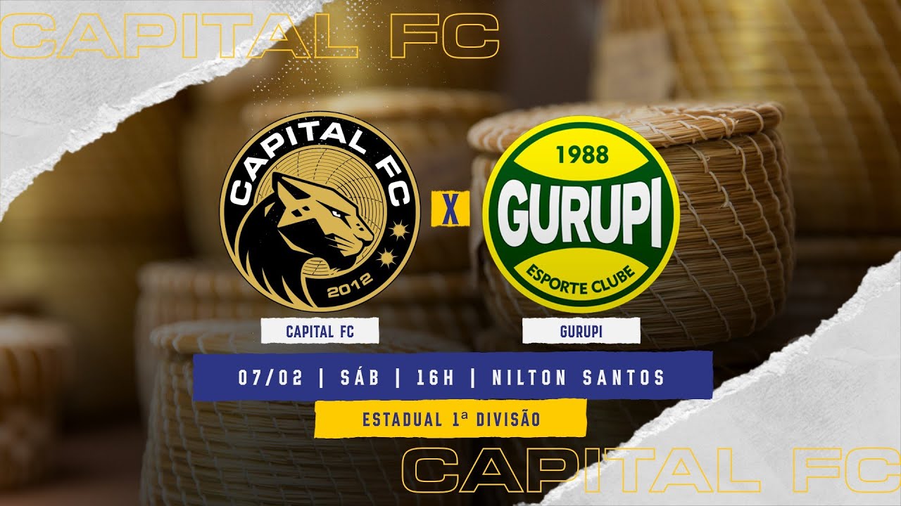 CAPITAL FC X GURUPI - ESTUDUAL TOCANTINENSE 1º DIVISÃO - DHS